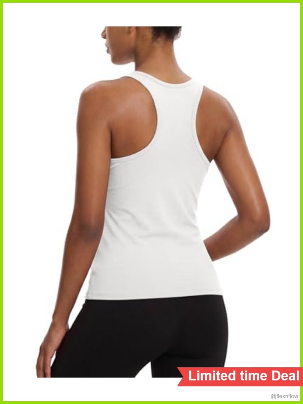 Women's Racerback Workout Tank Top No Built-in Bra Sleeveless Gym Yoga Top